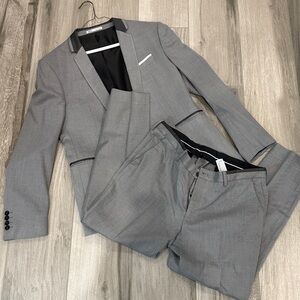 Zara men’s suit grey blazer suit pants